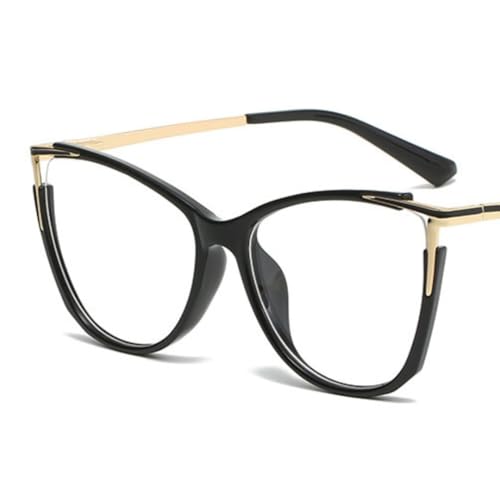 Armação de Óculos de Grau Feminino Preto com Limpador de Lente Incluso Leve e Elegante