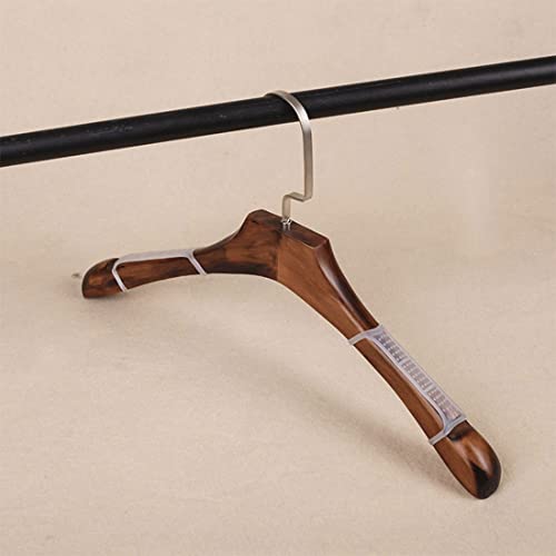 Bluecell 100 Pcs Clear Non-Slip Rubber Clothes Hanger Grips Clothing Hanger Strips #TOP4