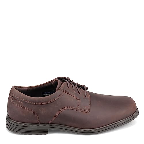 Rockport mens Rockport Men's Robinsyn Waterproof Plain Toe Oxford, Tan Ch, 10 US3