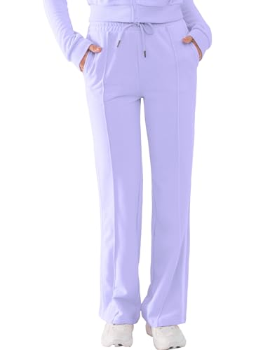 DITOK Track Suits for Women Set 2 Piece Spring Lounge Outfits Zip Up Sweatshirt & Sweatpants with Pocket Jogger Sweatsuits 5