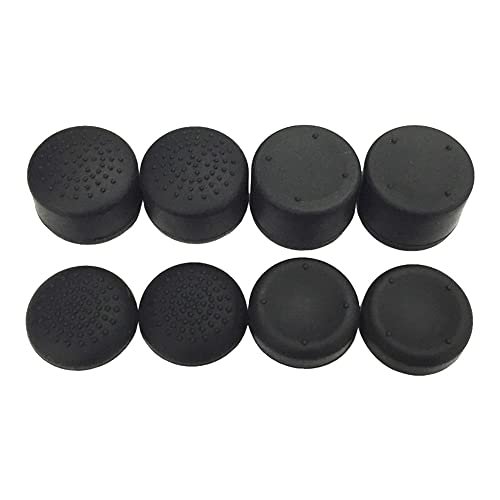 8 PCS Controller Daumen Griffe Thumbstick Set für PS5/PS4/PS3/PS2/Xbox 360/Xbox One, Silikon Analog Stick Abdeckungen Joystick Controller Kappen
