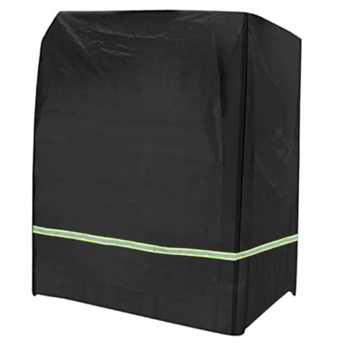 MERRYHAPY Housse Extérieure Oxford Imperméable et Résistante Au Vent avec Fermeture Éclair Ceinture Élastique pour Fauteuil de Jardin Balançoire Chaise de Plage et Barbecue Protection