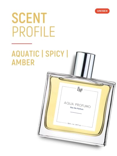 Image of EM5 Aqua Profumo Perfume for Men | Eau de Parfum Spray | Amber Marine Fresh Spicy Fragrance | Luxury Gift for Him