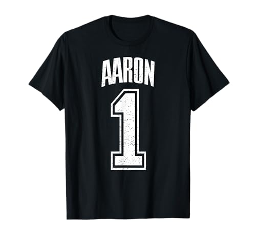 Photo de Aaron Supporter Numéro 1 Greatest Fan T-Shirt