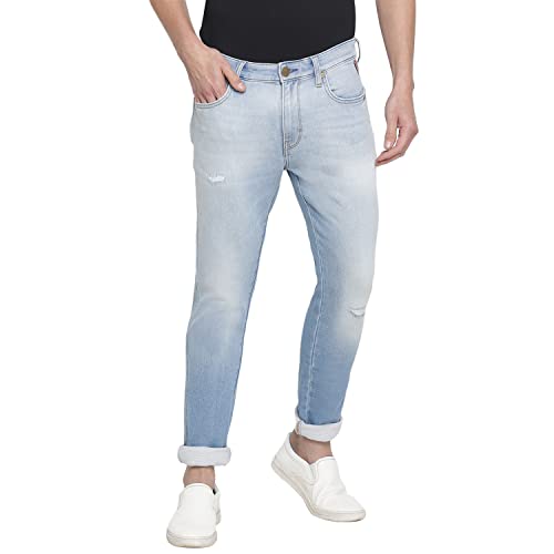 Image of Wrangler Men's Slim Fit Mid-Rise Jeans