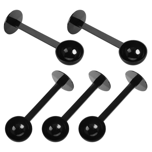 VANZACK 5pezzi Cucchiaio Dosatore per Caffè Cucchiaino da Caffè Espresso in Plastica Strumento di Misurazione per Chicchi e Fondi di Cucchiaio Multifunzione per Cucina e Viaggi