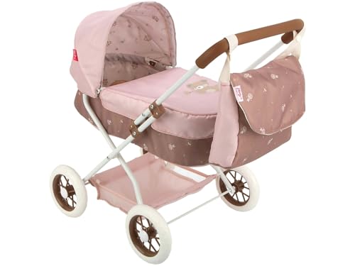 ARIAS-Coche Paseo con Capota Bear. Plegable y con capazo extraíble. Inlcuye Bolso. La Altura del Manillar es de 55 cm. Medidas: 37x56x56 cm. Juguete Niños +3 años (ARI40863)