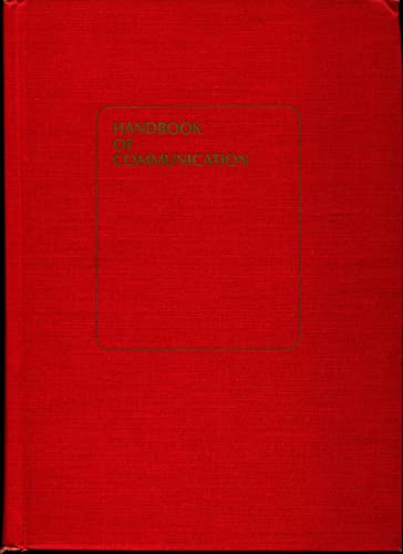 Handbook of Communication B0010X5HWW Book Cover