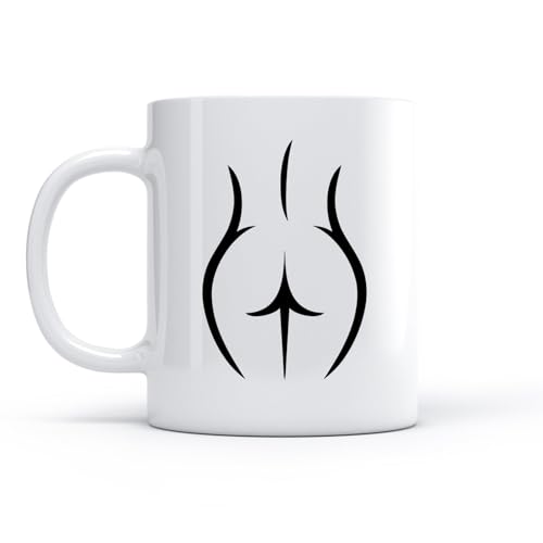 AYUEHBN Coffee Mugs Tea Coffee Mug Cups Sex Appeal Woman Buttocks （11oz/320ml） for Coffee, Soup, Tea, Milk, Latte, hot Cocoa, Ladies, Men