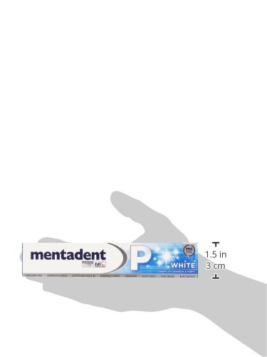 Mentadent - Dentifricio White, Pro Zinc, 75 ml
