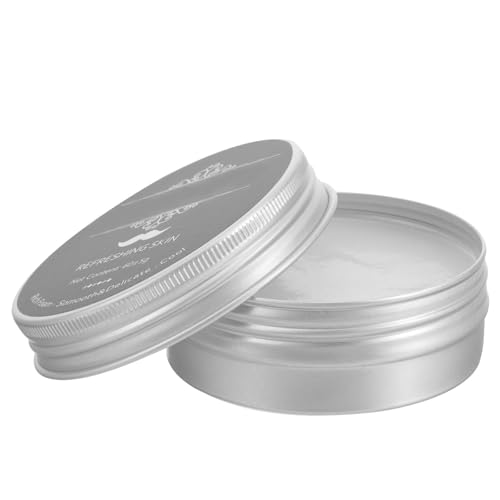 SHINEOFI Jabón de afeitar para hombres con barra compacta y aceite esencial de, ligera y práctica para cuidado de barba en viajes