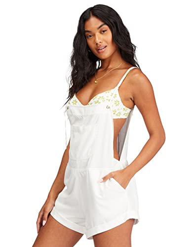 Image of Billabong Women's Wild Pursuit Cotton Twill Blend Romper
