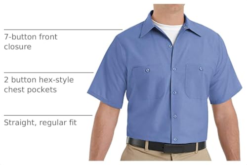 Image of Red Kap Men's Performance Tech 2 Piece Lined Collar Shirt