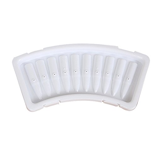 White 1PCS Plastic Bullets Shape Ice Cube Tray Mold For Chocolate