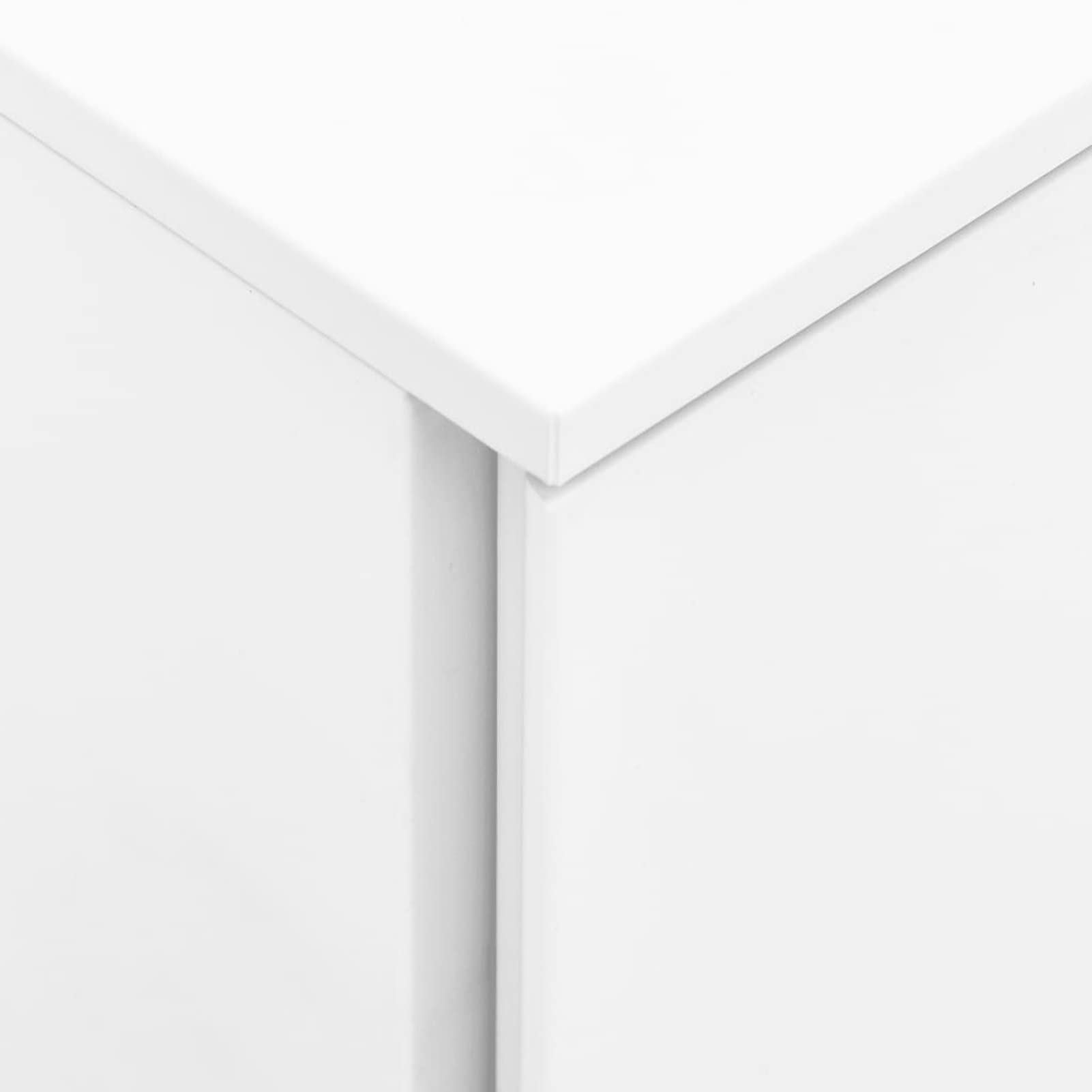 ZEYUAN Schedario Mobile Bianco 39x45x67 cm in Acciaio,Schedario,Schedario da Ufficio,Mobiletto per Documenti(SPU:335974)