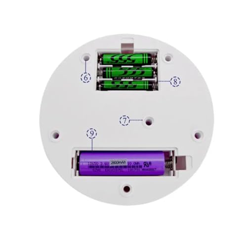 Exhibidor giratorio eléctrico y espejo reflectante para joyería con doble opción de alimentación 6