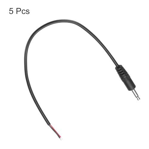 Cable Jack 3.5mm macho a cable abierto 0.25m pack 5 unidades miniatura 3