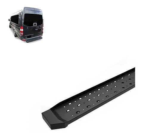 Black Horse Spartan Rear Step Board Black Compatible with 07-09 Sprinter 2500/3500|07-16 Freightliner Sprinter 2500/3500|19-24 Benz Sprinter 1500|10-24 Benz Sprinter 2500/3500/4500-8DOSPA
