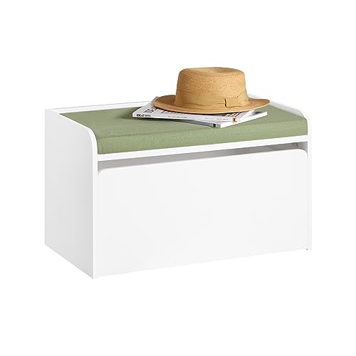 SoBuy Banc Coffre à Jouet pour Enfants, Coffre de Rangement 2 en 1, Banc de Rangement avec 1...