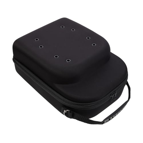 Cabilock Baseball Hat Case Eva Material Travel Baseball Caps Carrier Breathable Organizer Protective Box for Hats Black