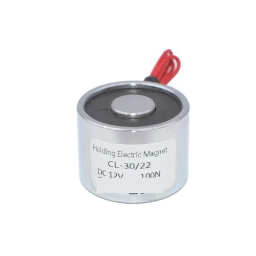 Solénoïde de levage 24V électro-aimant compact 10KG ventouse DC 100N - 4
