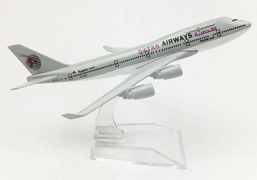 SCHUBERT Adult Only For Display Diecast Aeroplane Scale Model Size -16 Cm (Qatar Airways), Multicolor 3