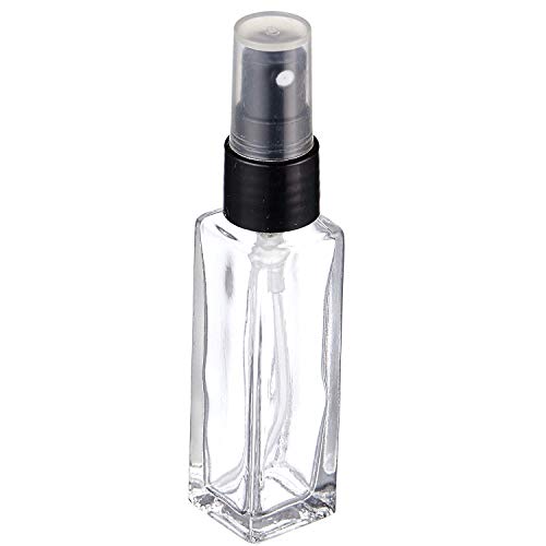 Image of Hunky Dory 12pcs 8ml Transparent Empty Glass Pen Spray Bottle Refillable With Black Pump Sanitizer, Toner, Perfume, Attar, Lotion, Moisture, Oil, Multi use Bottles (Pack of 12)