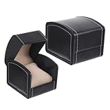 Photo Gallery sewacc scatola orologi uomo pu resistente con flip elastico organizer da viaggio per orologi e gioielli custodia protettiva nera Photo Gallery sewacc scatola orologi uomo pu resistente con flip elastico organizer da viaggio per orologi e gioielli custodia protettiva nera