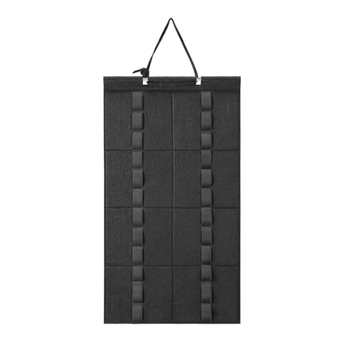 Hanging Drumstick Holder, Wall Drumstick Display Bag for 12 Pairs Drumsticks, Foldable Felt Drum Stick Holder Pouches4