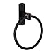 YGB Porta Asciugamani Nero Porta Asciugamani Decorativo Porta Asciugamani Europeo Porta Asciugamani Circolare Anello per Appendere Antico Accessori da Bagno Supporto per Porta Asciugamani da Parete