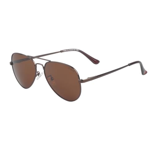 Image of Fueel Polarized Aviator Sunglasses for Men & Women | UV Protected Retro Half Frame Sunglasses | Lightweight Stylish Frame