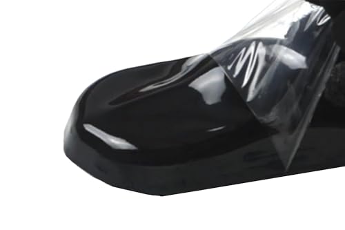 Image of Gloss Black Vinyl Wrap Film Roll - Made with 3M 2080 Series - 8 in x 25 ft Car Wrap for Chrome Delete, Trim & Emblems - Stretchable Air-Release Auto Vinyl (Gloss Black, 8 in x 25 ft)