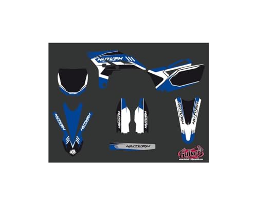 Kit deco moto cross Chrono Yamaha 250 YZF graphisme complet - 2