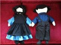 Toy Faceless Dolls - Man & Woman Book