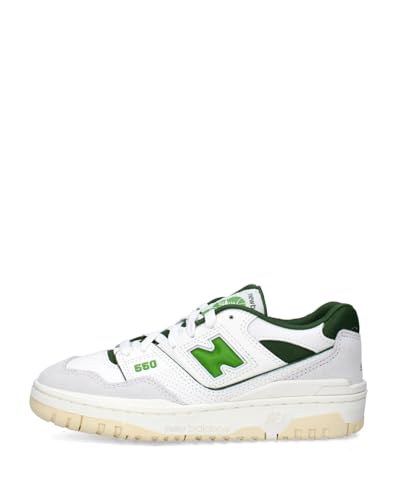 New Balance Chaussures Sneakers Garçons Femmes Enfants 550 EG 550 Lifestyle, Blanc, 35.5 EU