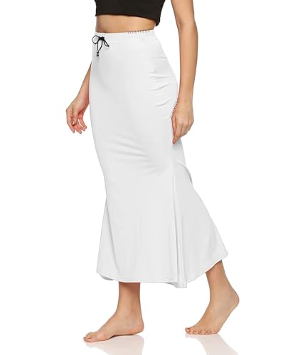 Image of Women's Saree Silhouette I Saree Shapewear Flare Petticoat for Women, Lycra Cotton Blended, Petticoat, Skirts for Women, Shape Wear Dress for Saree