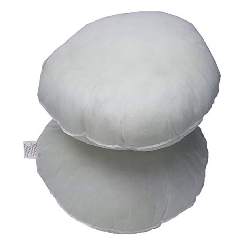 Adam Hollow Fiber Round Sofa Cushion Pad Cover