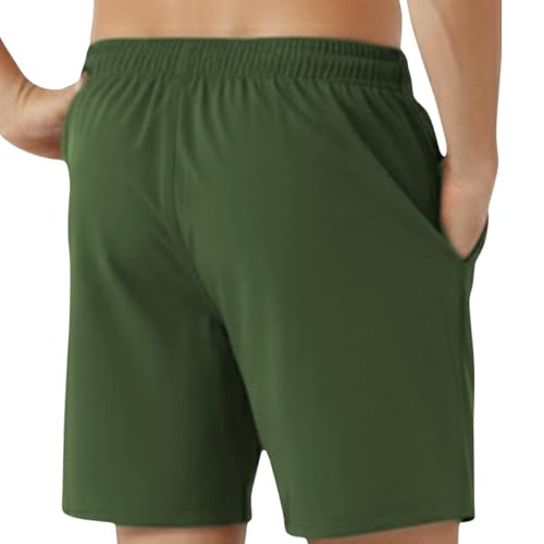 Image of NEVER LOSE Mens Running Athletic Shorts 5 inch Inseam Quick Dry Workout Shorts Men Lightweight Gym Shorts with Pockets