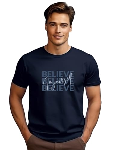 Image of ADRO Tshirt for Men | Printed T Shirt for Men | 100% Cotton Regular Fit T-Shirt |Printed T Shirt