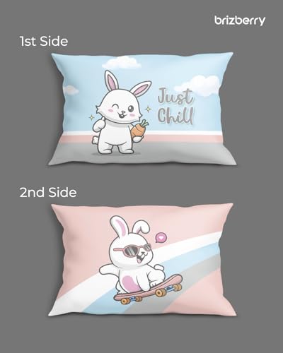 Image of Brizberry Kids Pillow Cushion with Super Soft Fabric | Animal & Cartoon Prints | 12x18 inches (Design 18)