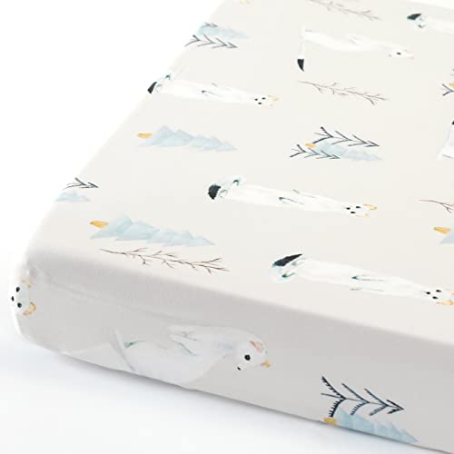 Grssder C1C336 Stretch Ultra Soft Jersey Knit Fitted Pack And Play Sheets Set 2 Pack, Fit Portable/Mini Cribs Sheets, Playpen Mattress Pads Safe And Snug thumb #6