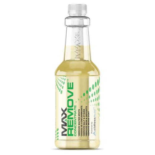 MAXL® MAXRemove® Iron Remover Car Detailing (20oz) - Powered by AcidlessAcid® Technology, Safely Remove Stubborn Water Spots, Grime & Stains from Paint, Glass, Chrome & Wheels – Perfect for Detailing