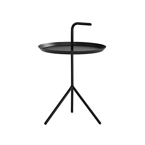 Preisvergleich Produktbild DLM Beistelltisch, schwarz Ø 38cm Höhe Ablage: 44cm