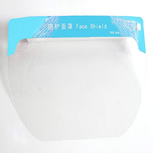 Lookthenbuy Lot de 2 protections anti-éclaboussures pour le visage Protection intégrale pour les yeux Transparent