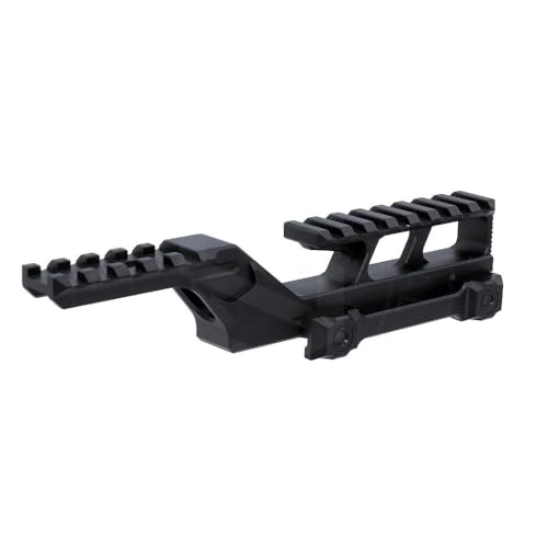 PBTMCD Support De Montage Groupé 2,91 Pouces, Embase Surélevée for Viseur Reflex, Compatible avec Rail Picatinny Standard 20 Mm(Black)
