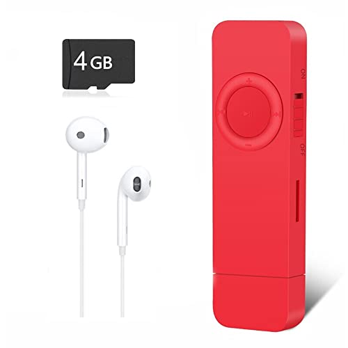 MP3 Player, Dyzeryk 4GB MP3 Player with USB Flash Drive, Portable HiFi Lossless Sound MP3 Music Player, Supports up to 64GB