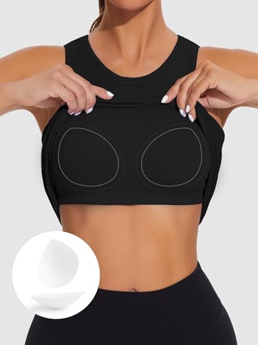 ATTRACO-Workout-Tank-Tops-for-Women-Seamless-Full-Length-Gym-Tops-Athletic-Yoga-Top-Built-in-Bra