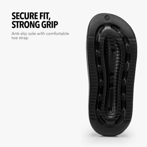 Image of Boldfit Sliders for Woman, Premium PU Strap Women Slippers with Cushioned Eva Footbed Women Slides, Anti-Slip Outsole & Lightweight Support for Everyday Comfort Flip Flops for Woman