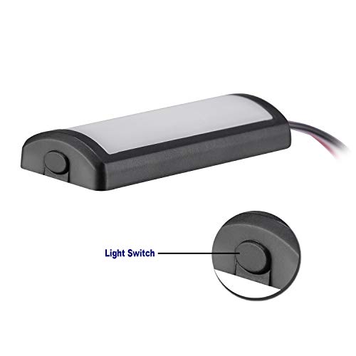 JIANFA Car LED light,Car Interior Light Dc 12V Car Reading Lights Mini Car Interior LED light for various vehicles, like Car, Boat,Van, Truck, Trailer, Motorhome (BLUE)) - Thumbnail 2