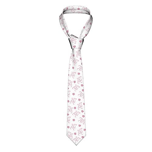 Gambo Corbatas para hombre, zapatos de ballet rosados, corbatas estampadas para hombre, corbatas de negocios, corbatas de traje suave, corbata formal para caballero de boda, Como se muestra en la